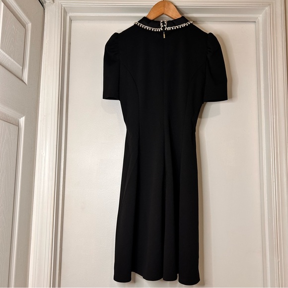Karl Lagerfeld Paris Scuba Crepe A-line Dress - Size 4 - Picture 4 of 16
